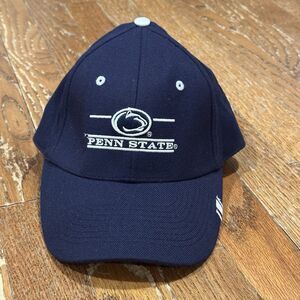 Vintage The Game Penn State Hat Cap Fitted Sm/M Split Bar‎ Spell Out 1995 Wool